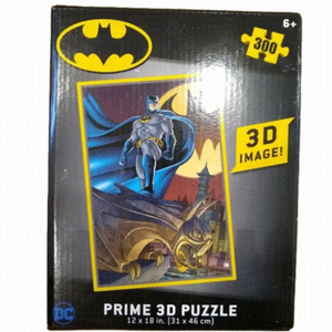 New Sealed  DC Batman Prime 3D Kids Family Puzzle 300 pc